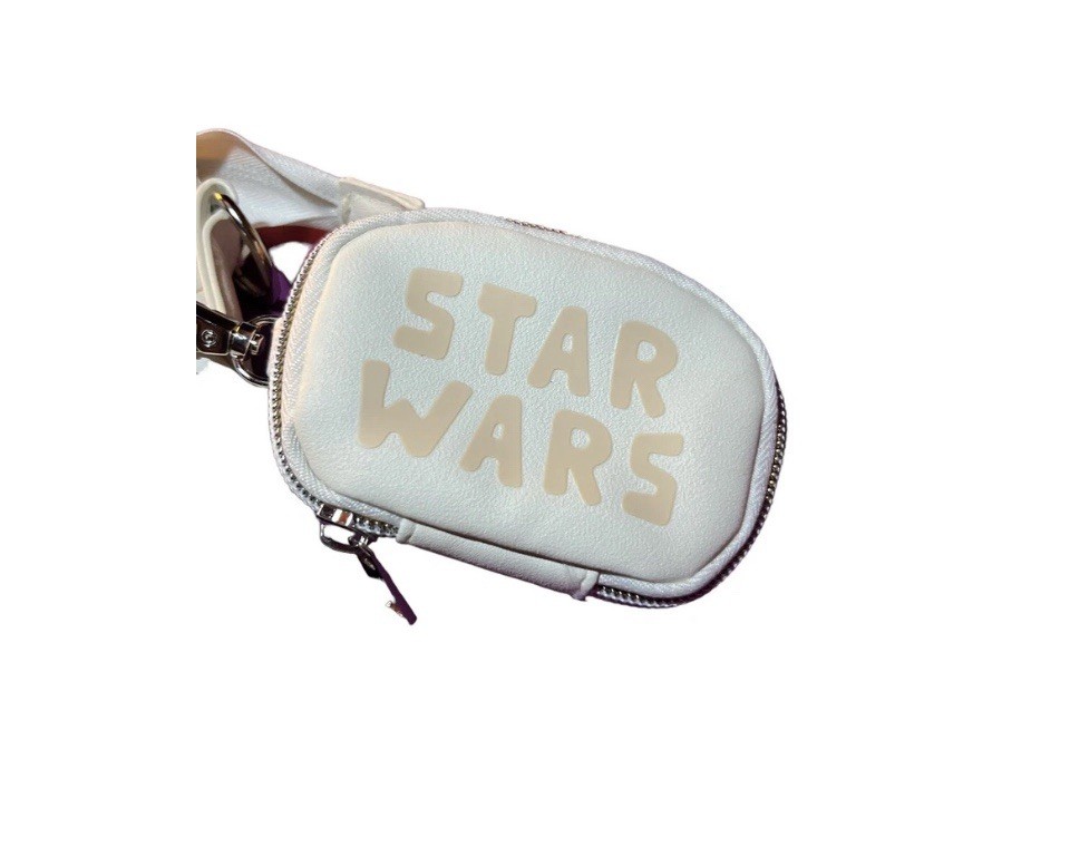Disney Parks 2023 Star Wars Grogu Crossbody Bag with Coin Purse White