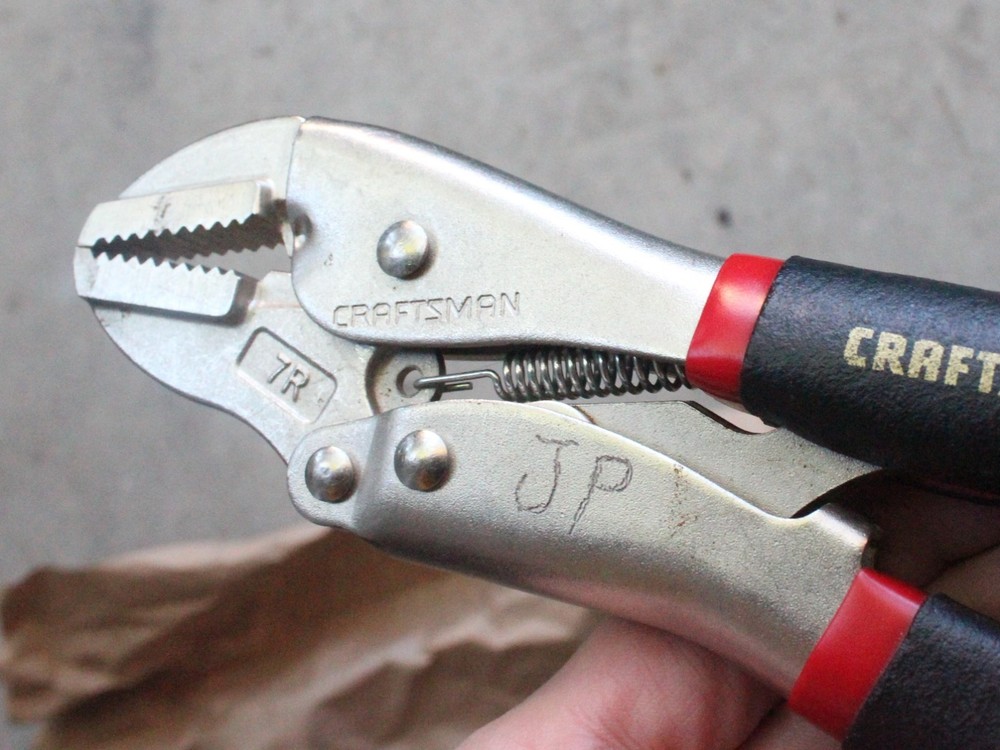 Locking Pliers + needlenose mixed brand 6pc