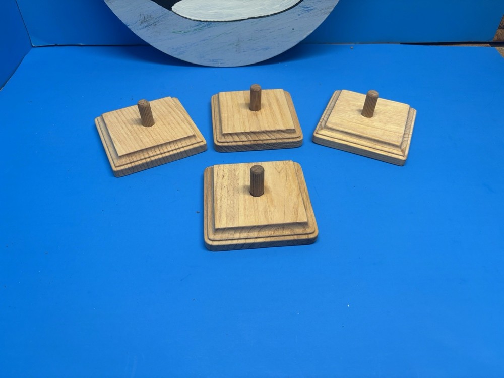 4 -Square Game/ Duck Call Stands D12