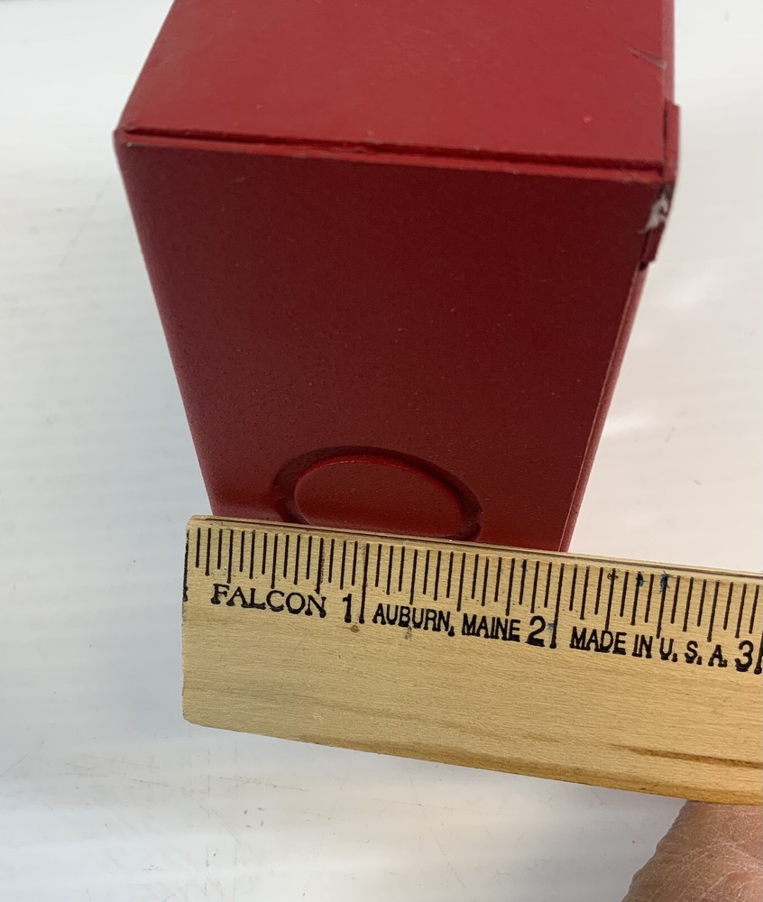 (NEW) SEIMENS FBX-S Red Fire Alarm Surface Mount Back Box