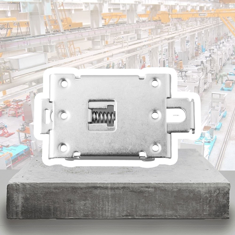 DIN 35mm Solid State Relay Mounting Bracket Fixed Power Switch Guide Rail Buckle