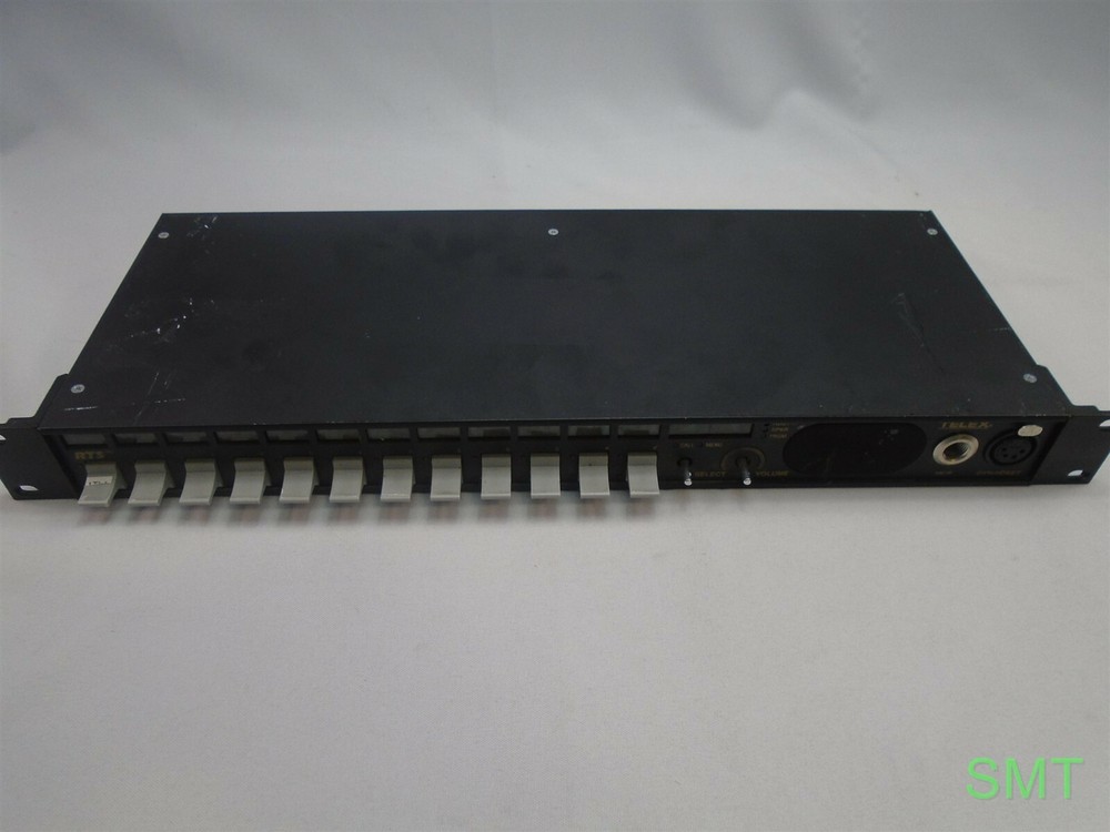 RTS KP12LK-4-BLK Telex 12 Position Key panel Intercom System Rack mountable