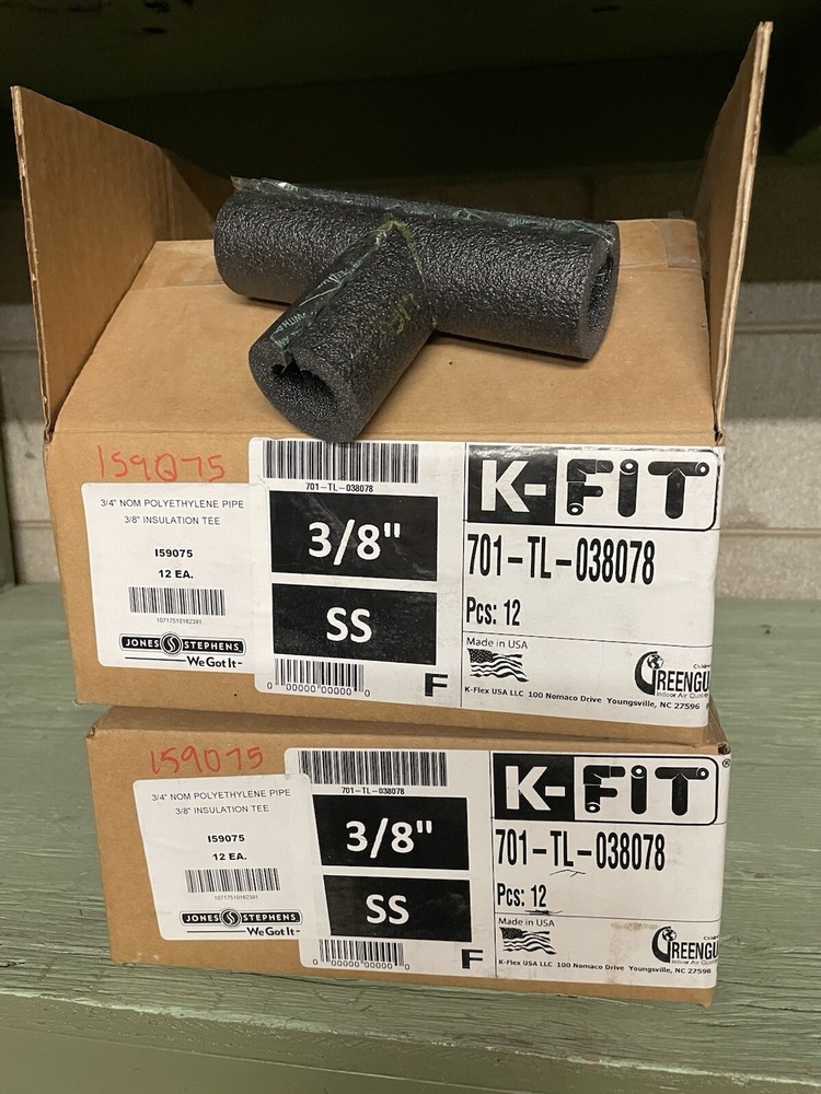 3/8” SS Insulation Polyethylene Tee