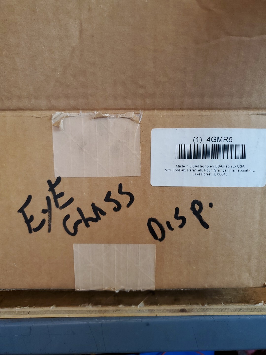 Safety Glasses 4Gmr5 Eyewear Dispenser Safty Stk,Clr,Petg,Wall Mount