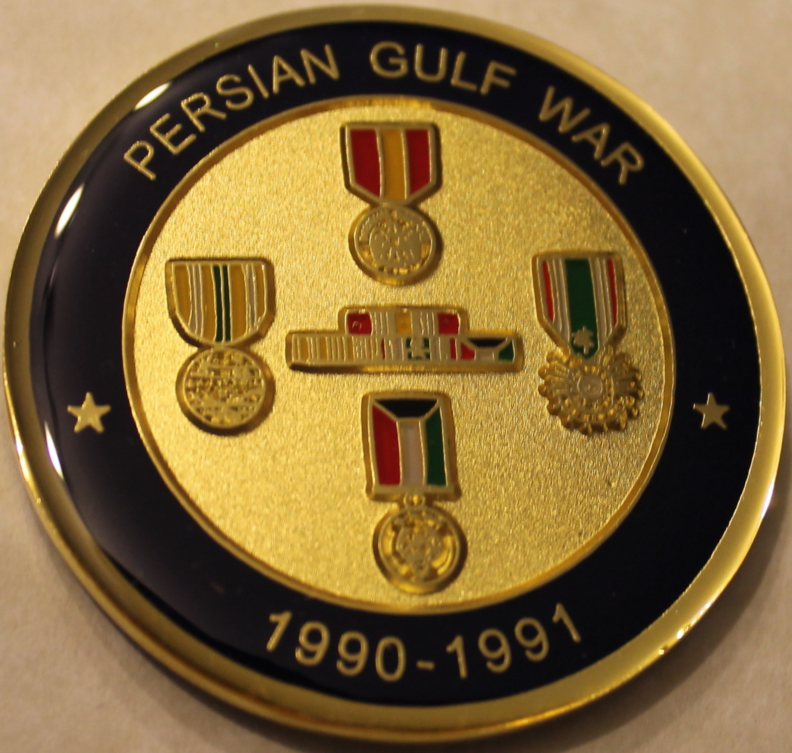 Operation Desert Shield / Desert Storm Veteran Challenge Coin S