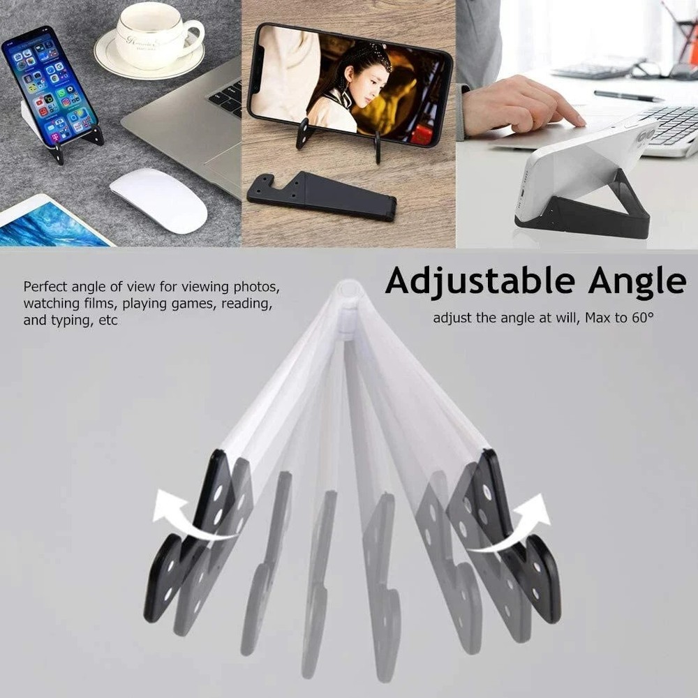 Portable Universal Foldable Mobile Phone Stand Holder For Smartphone Tablet PC