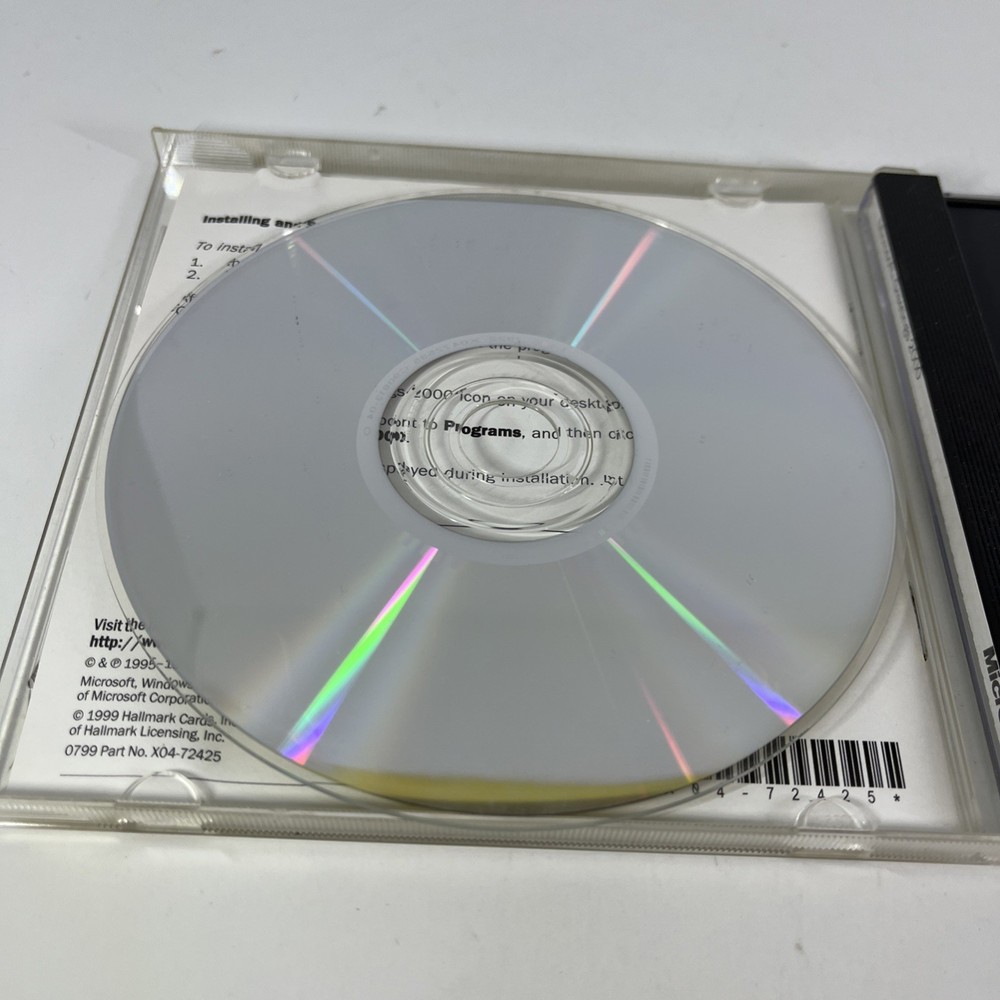 HALLMARK CONNECTIONS MICROSOFT GREETINGS 2000 SOFTWARE