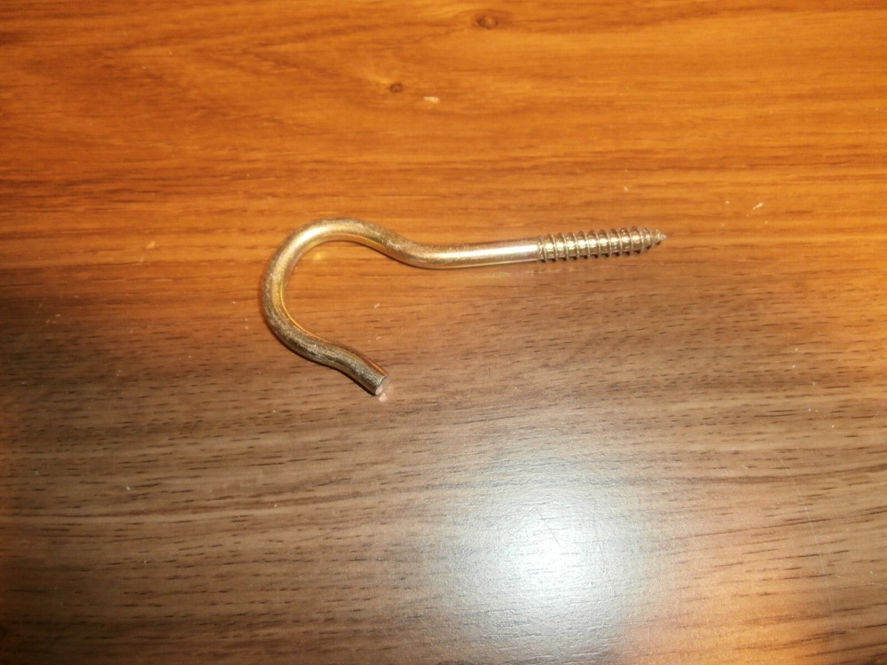 LOT/3 TV ANTENNA GUY WIRE HOOKS,NOS