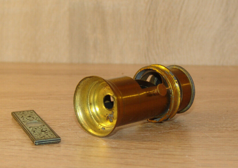 antique mini microscope