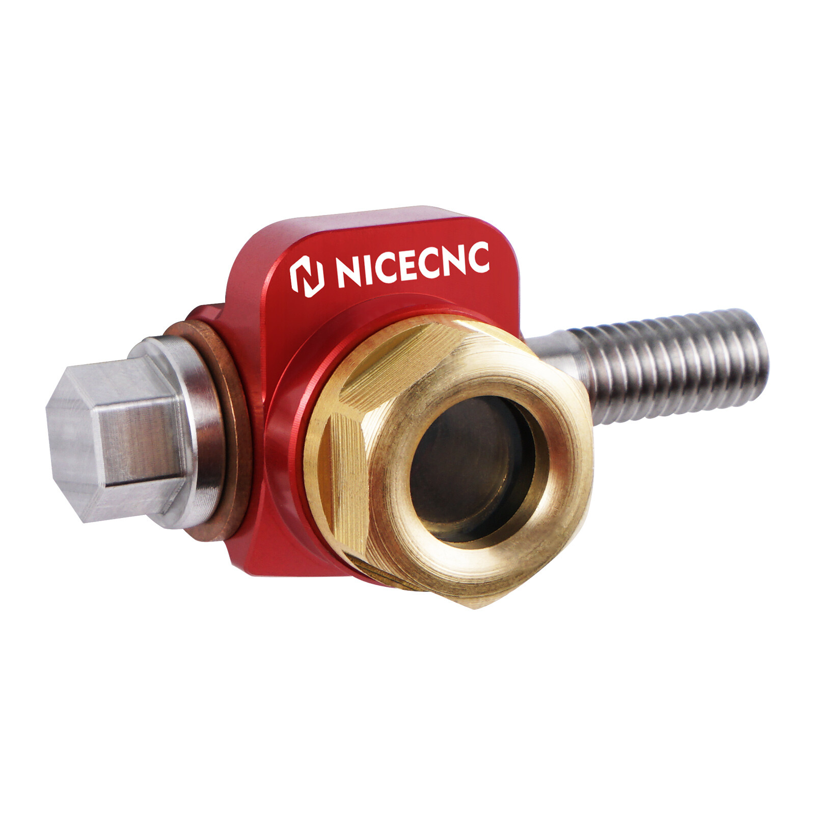 NICECNC Banjo Bolt Oil Sight Glass Screw Kit For Honda XR 650L XR 600R 1985-2025