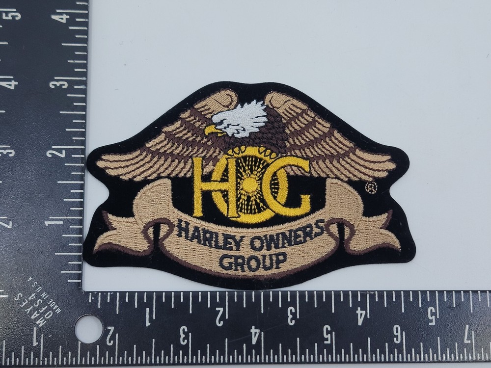 Harley Davidson Motorcycles HOG Owners Embroidered Patch Vest Jacket