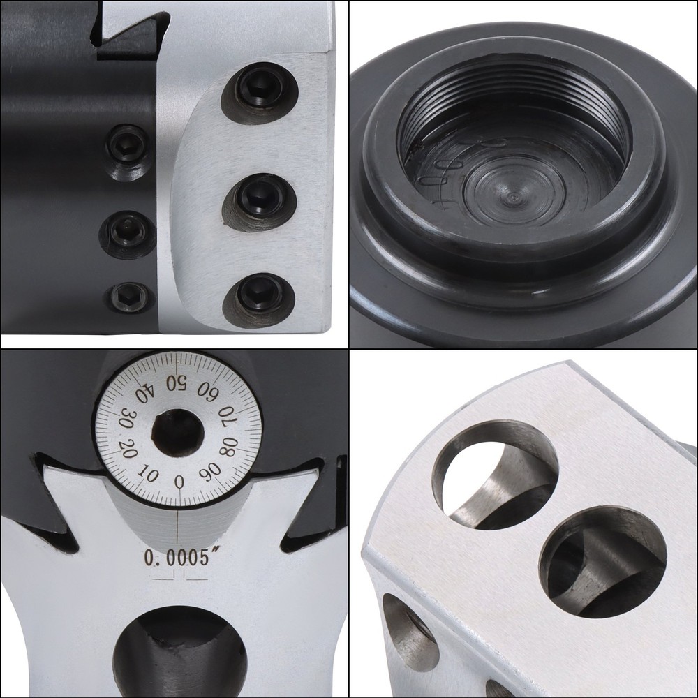 0.001 Radius 1-1/2-18" Thread Mount 1" Max Offset High Precision 3In Boring Head