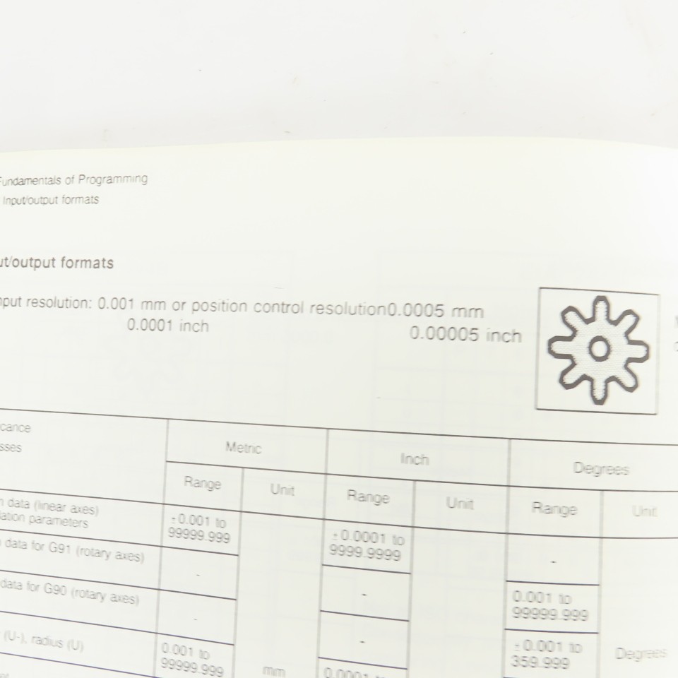 Siemens Sinumerik 810M Operating & Programming User's Guide Basic Version 2
