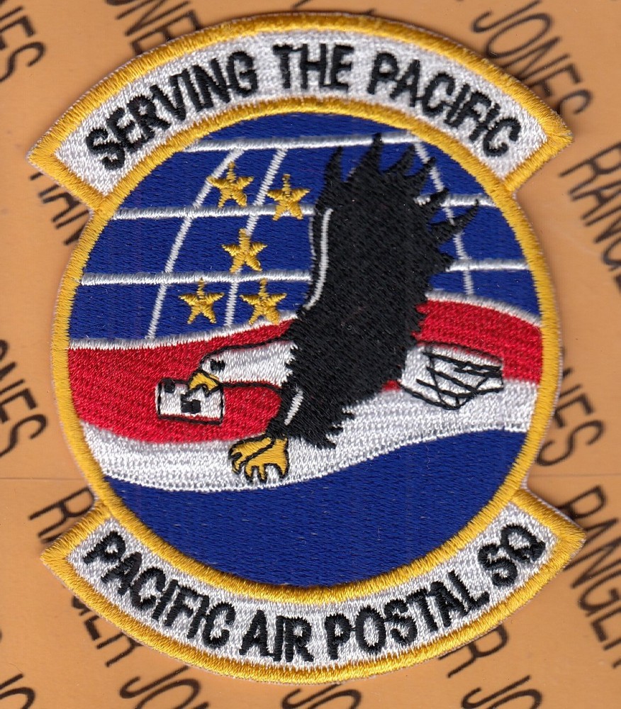 USAF Air Force Pacific Air Postal Sq PAPS ~3.75" patch c/e
