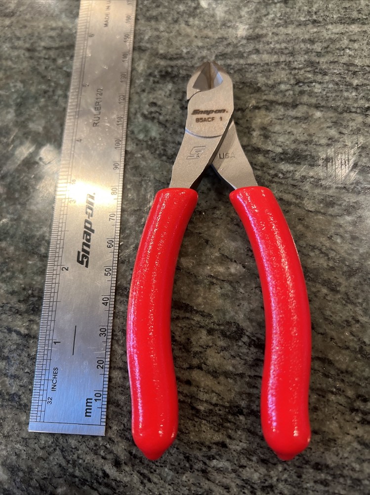 Snap On 85acf 5" vector edge diagonal cutter red