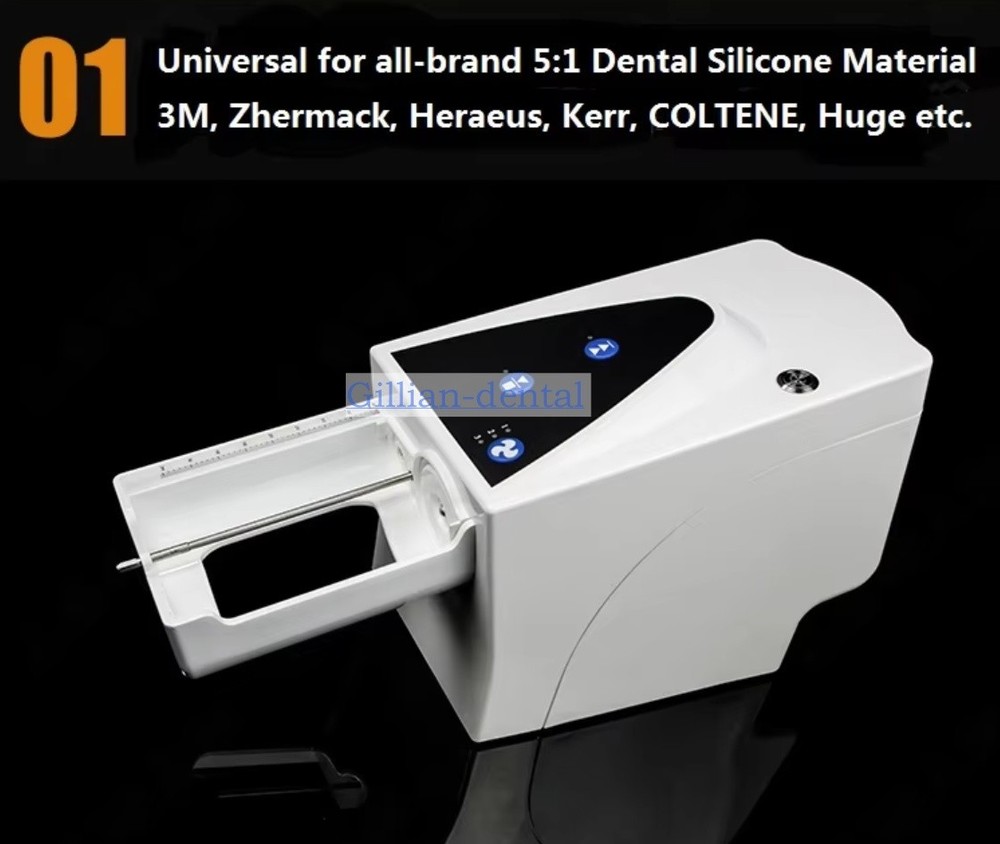 Dental Automatic Mixing Machine Unit For Impression Material 380ml 5:1 Dispenser