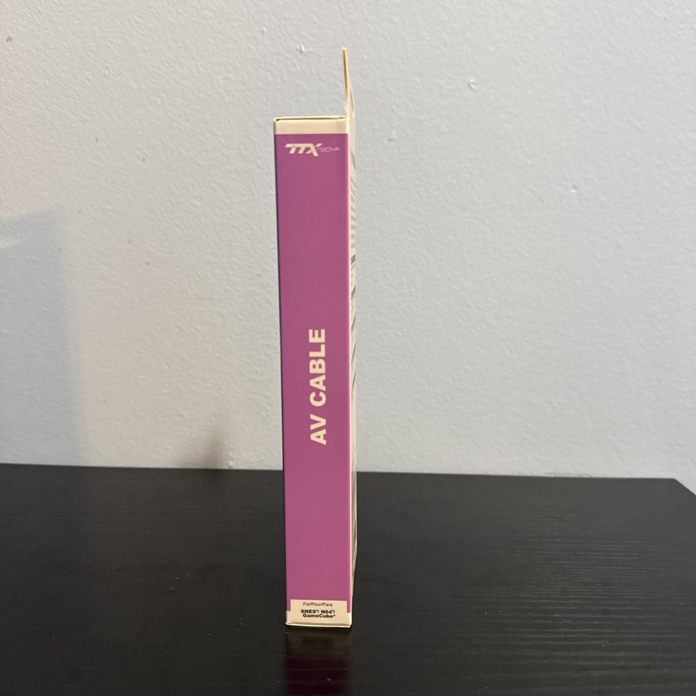 AV Cable for SNES/ N64/ GameCube- SEALED-New