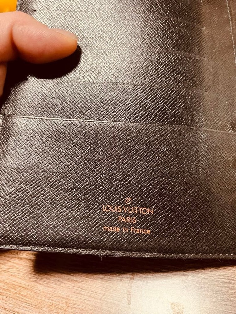 Used Louis Vuitton Epileather MM Notebook Cover Red Large Notebook