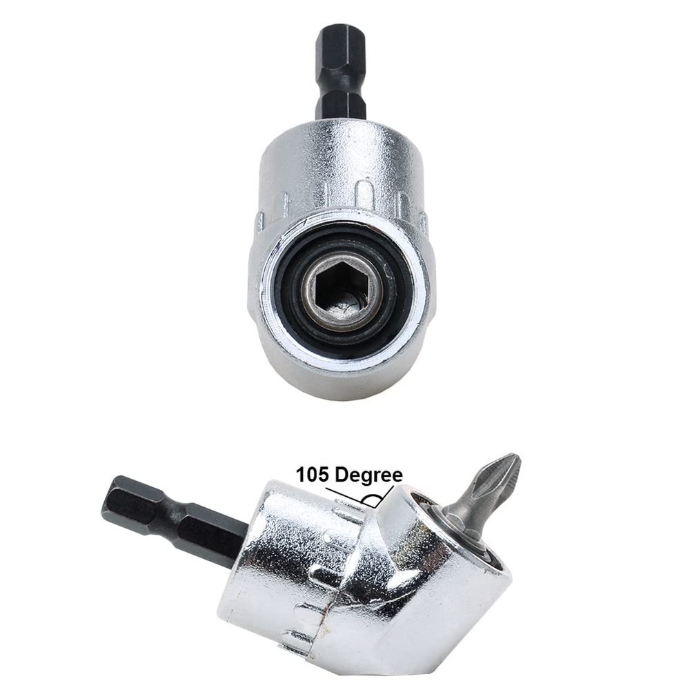 AUTOTOOLHOME Right Angle Drill Driver 105 Degree Silver