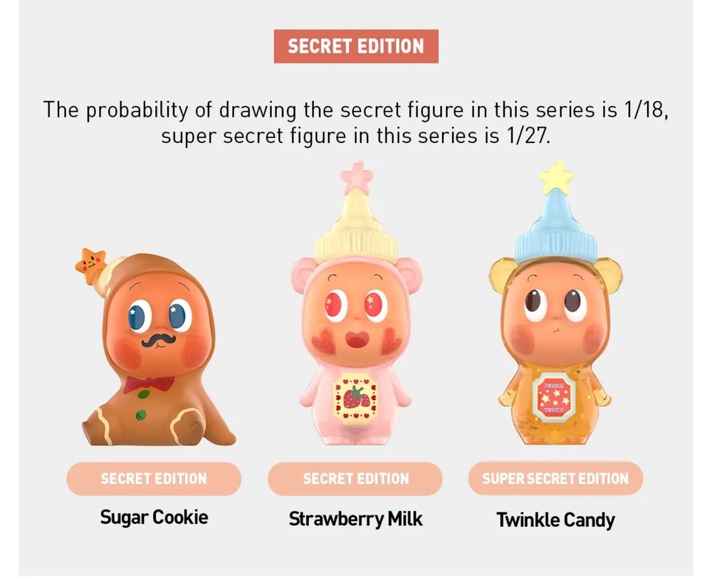 Pop Mart, Twinkle Twinkle Create Your Taste Series Figures A/B, NIB