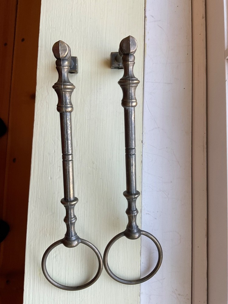 Vintage Pair Brass Horse Bits