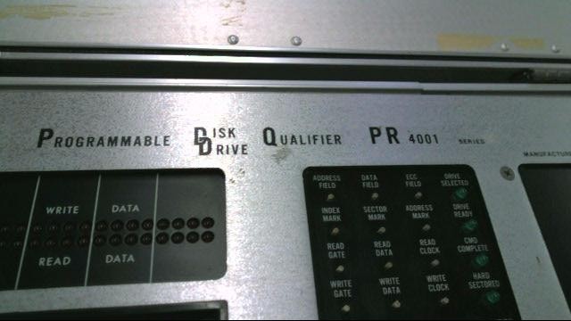 Pioneer Research Programmable Disk Drive Qualifier PR4001-2