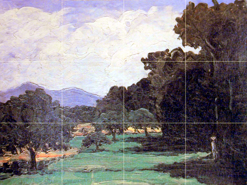 Mural Ceramic Tiles Home Cezanne Decor Tile #384
