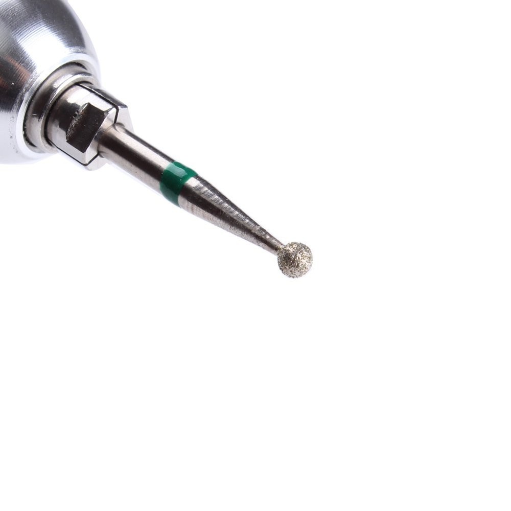 3PCS Precision Nail Drill Bits - Diamond Ball & Needle Shapes for Professionals