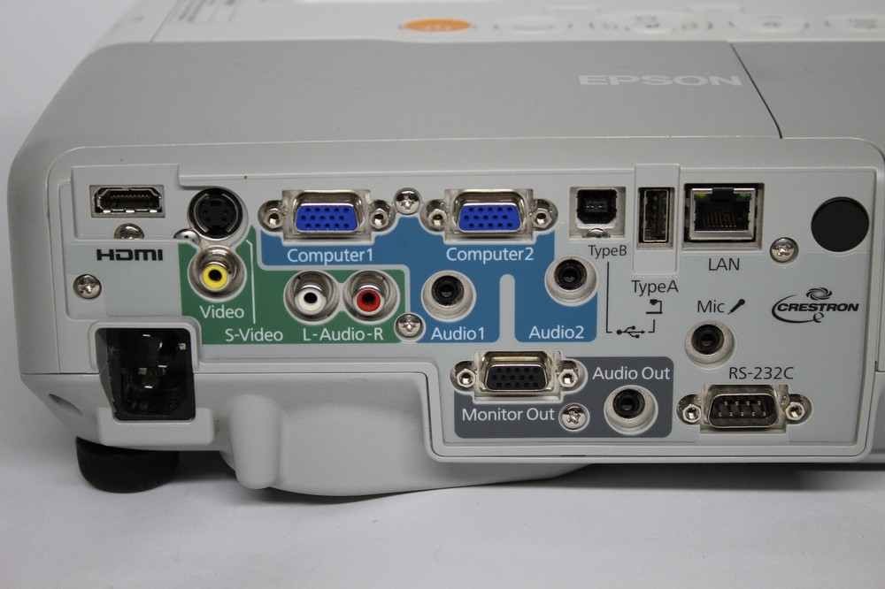 Epson Powerlite 95 Projector (1932 Bulb Hours - Missing mounting inserts)