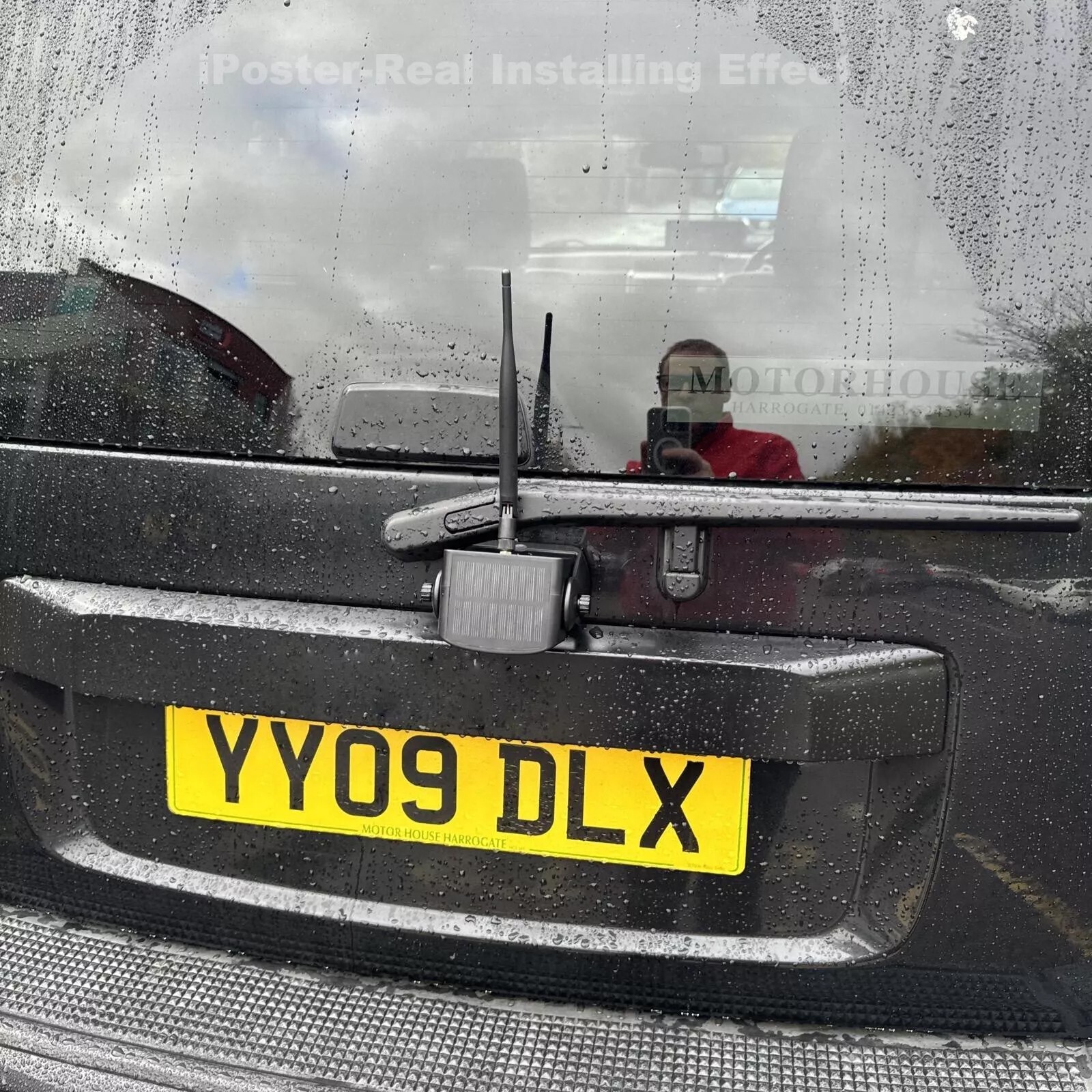 1080P Solar Magnetic Wireless RV Backup Camera 5" Car Monitor for Trailer Truck