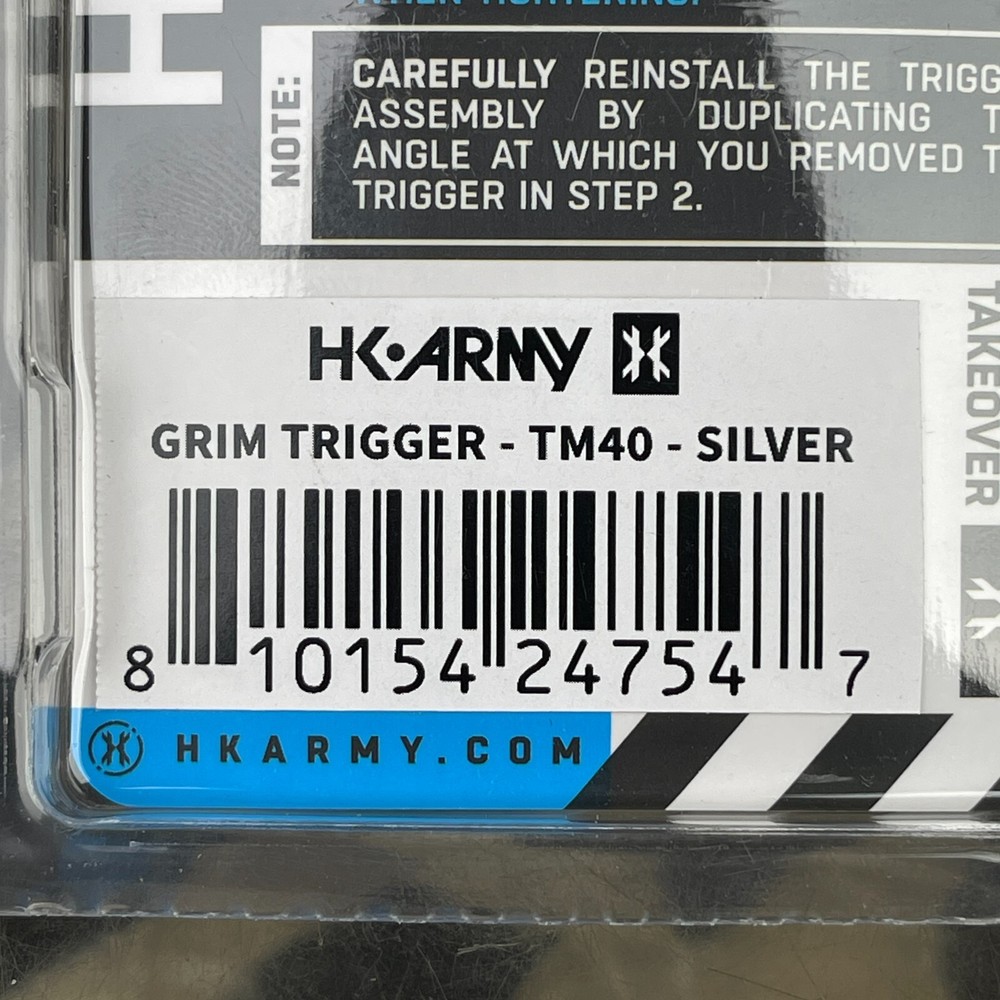 NEW HK Army Luxe TM40 Grim Death Blade Trigger - Silver