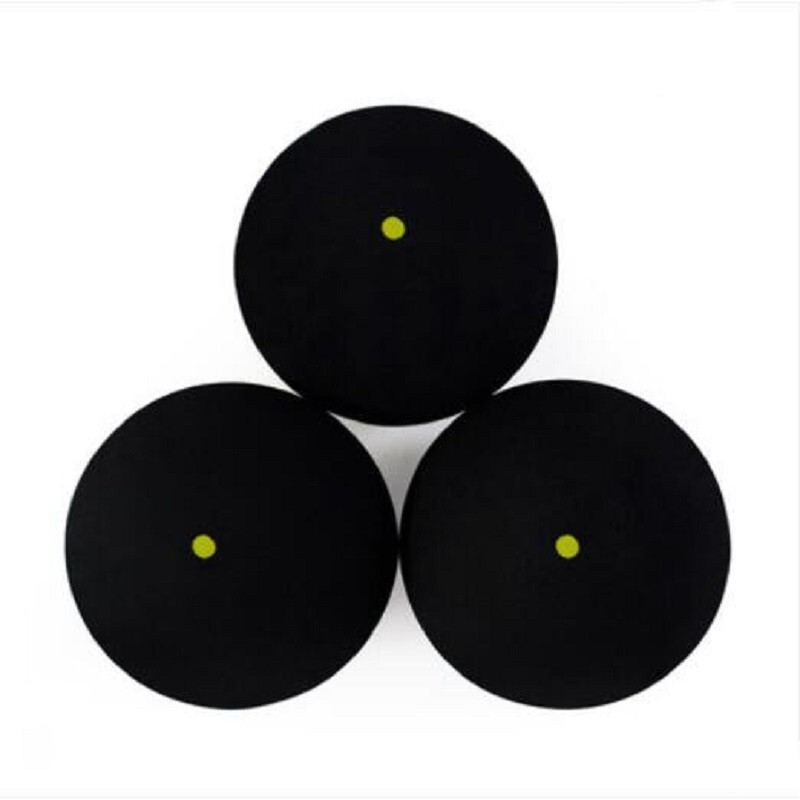1Pcs Yellow Point Squash Ball Slow Type Professional Training Exercise ball