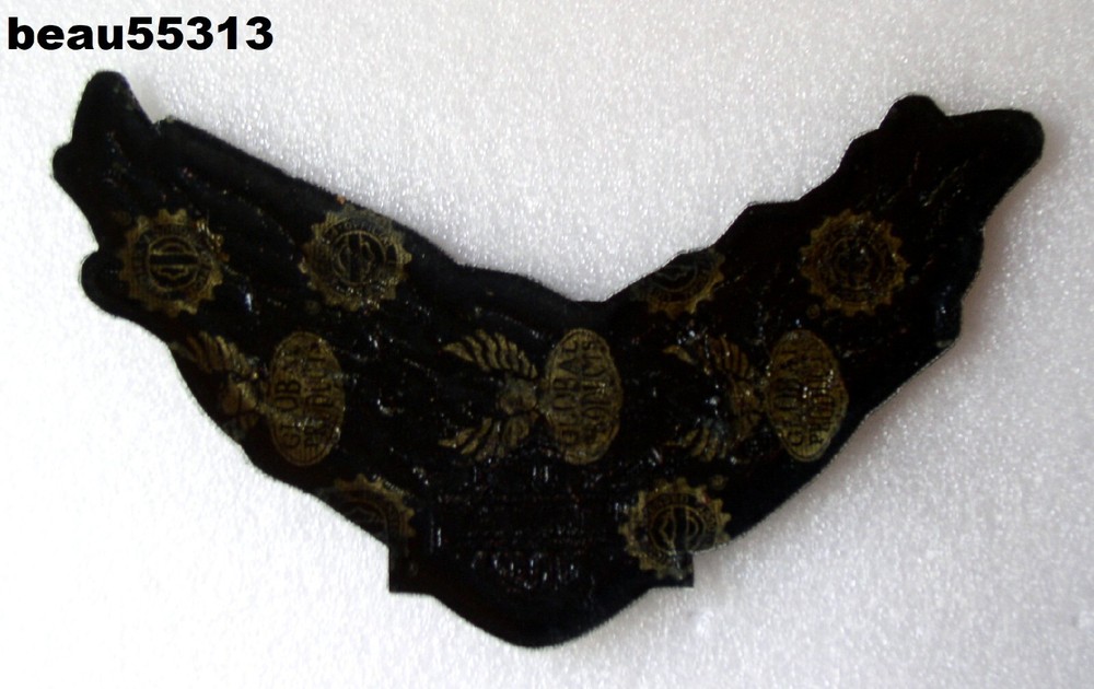 ⭐"LARGE" HARLEY DAVIDSON BAR & SHIELD WING EAGLE VEST JACKET PATCH