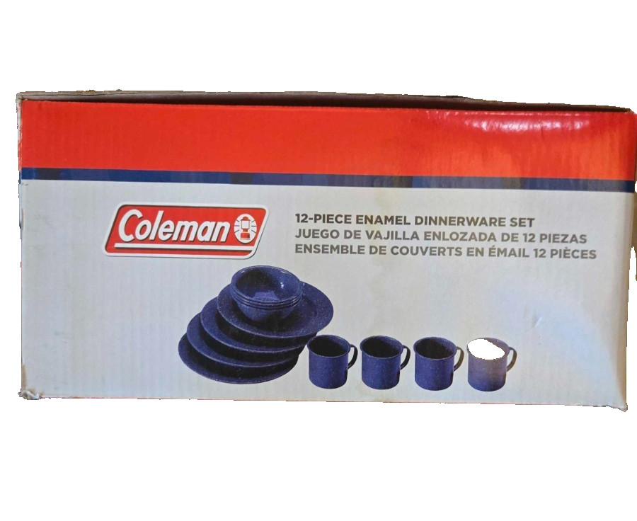 Coleman - 6-Piece Enamel Dinnerware Set