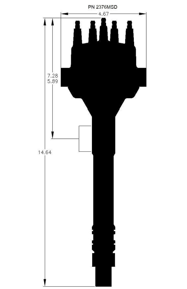 Msd Dist., Dual Sync, Chevy Tall Deck