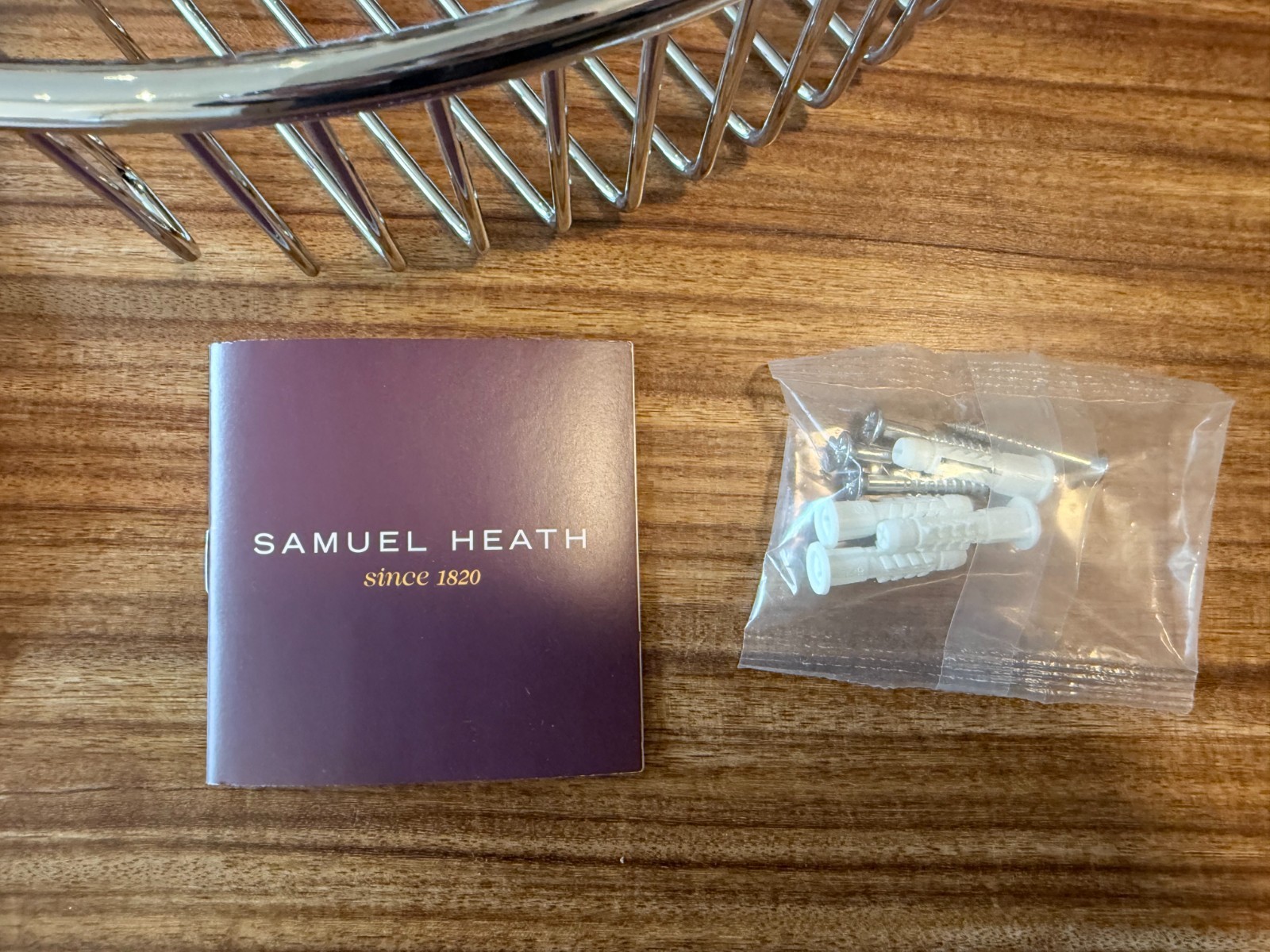 Samuel Heath N158 Extra Large Corner Shower Basket Polished Chrome - New