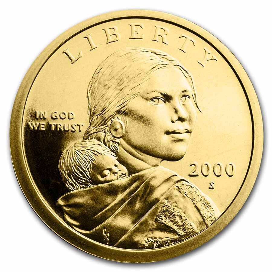2000-S Sacagawea Dollar 20-Coin Roll Proof