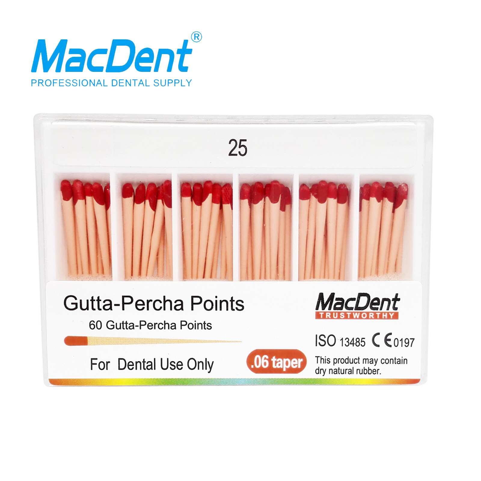 MacDent Dental Endodontic Gutta Percha Point & Absorbent Paper Obturation Points