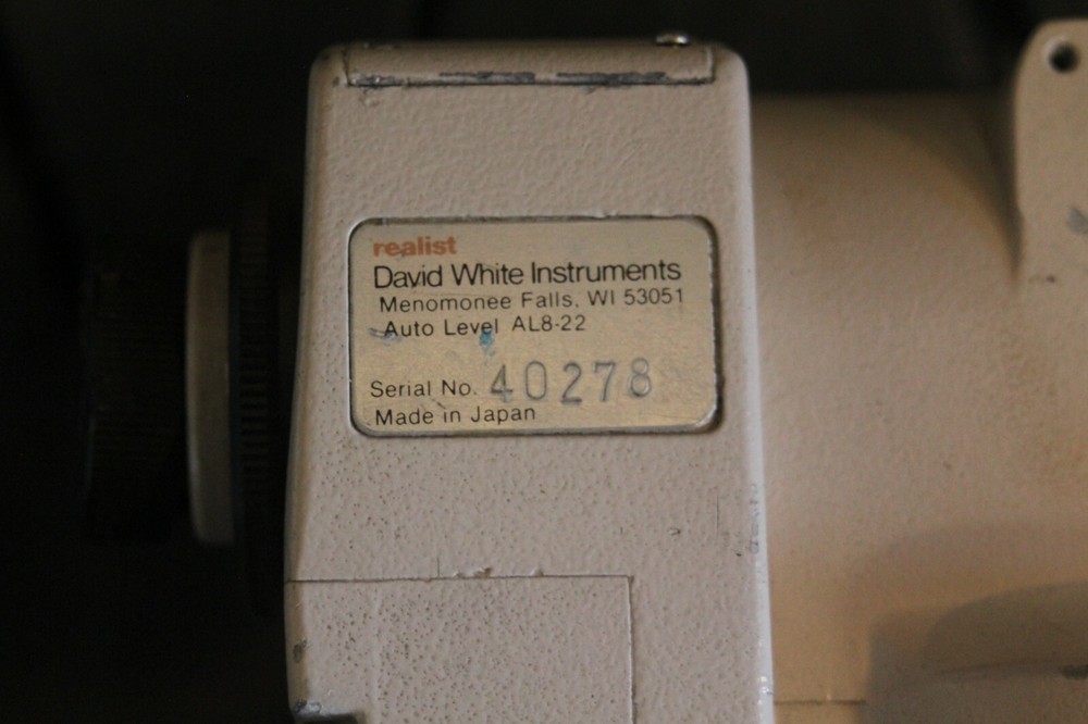 David White Instruments Automatic Level Model AL8-22