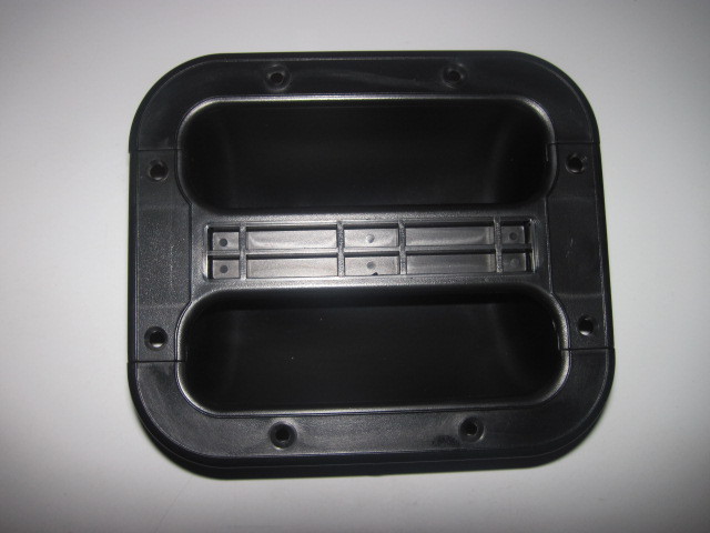 Black Plastic Recessed Speaker Cabinet Replacement Bar Handle