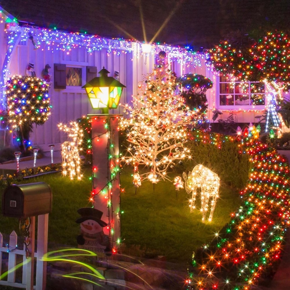 Color Changing Christmas Lights, 66FT 200 LED String Lights with Remote Timer...