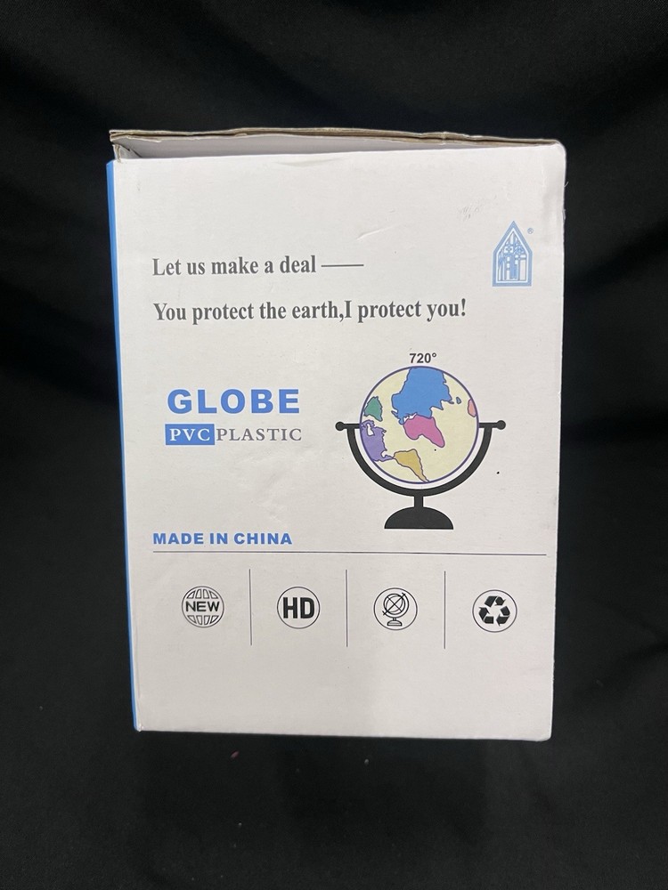 Desktop 10.6cm diameter educational world globe