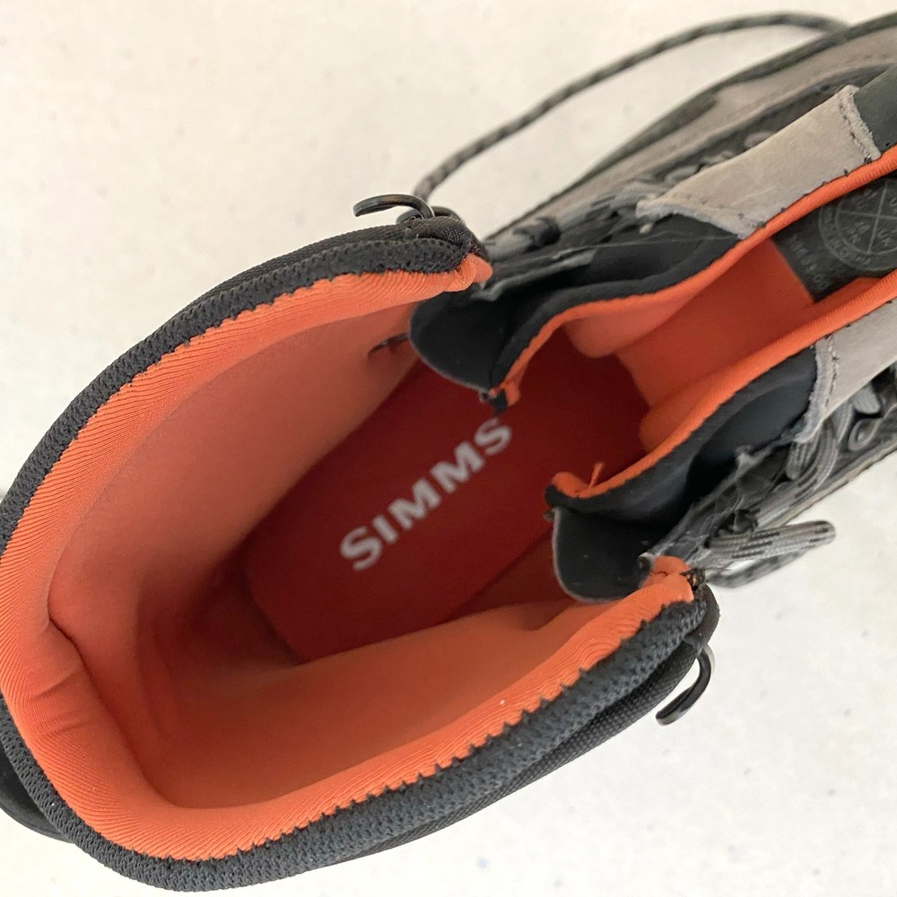 NEW Simms G3 Guide Boot/Felt Wading Boots – Gray (#8)