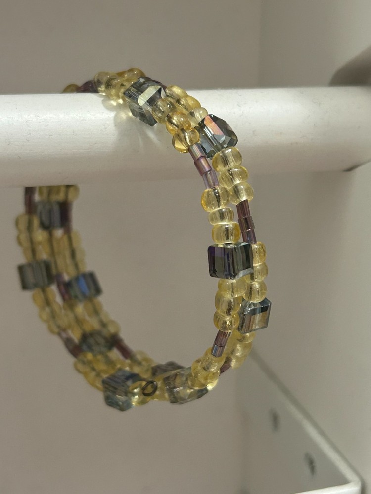 Gass Bead / Seed Bead Wrap Bracelet 23023 -