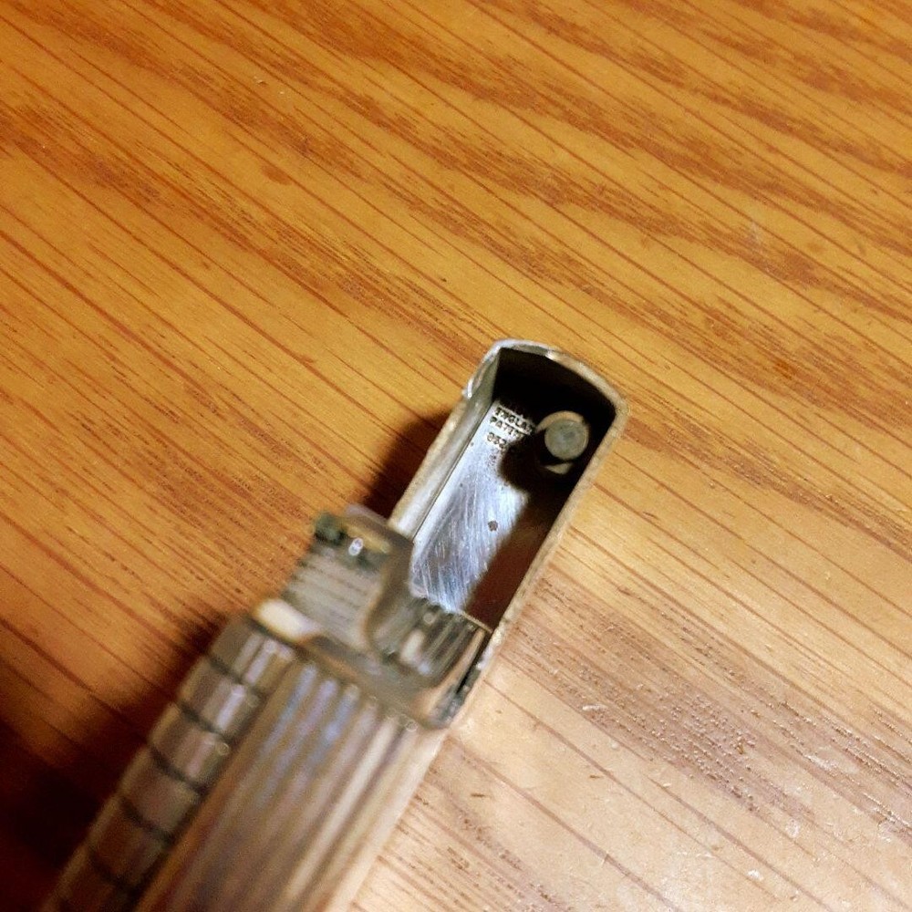 Working Dunhill Rollagas lighter 70 silver without box