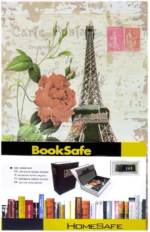 Book Safe Security Hidden Diversion Storage, Combination Lock, Choice Styles,NEW