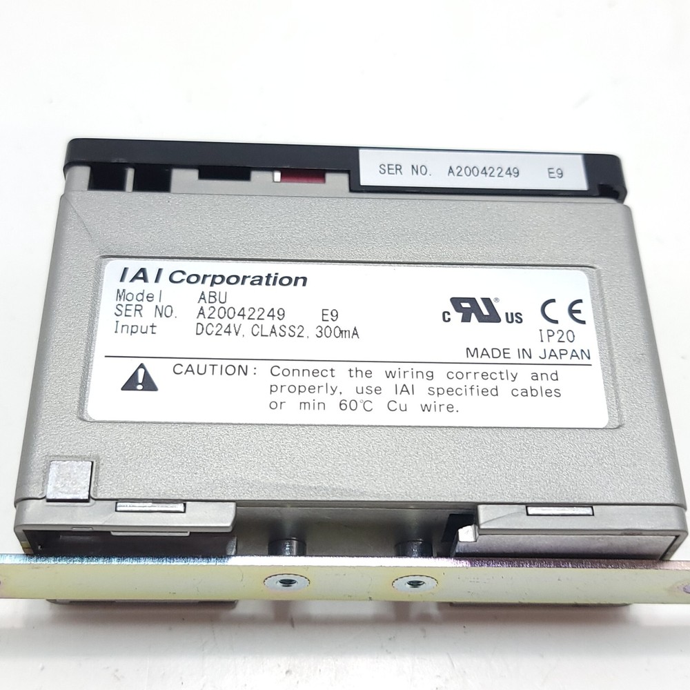 IAI ABU Absolute Controller Input 24VDC Class 2 300mA Free Shipping