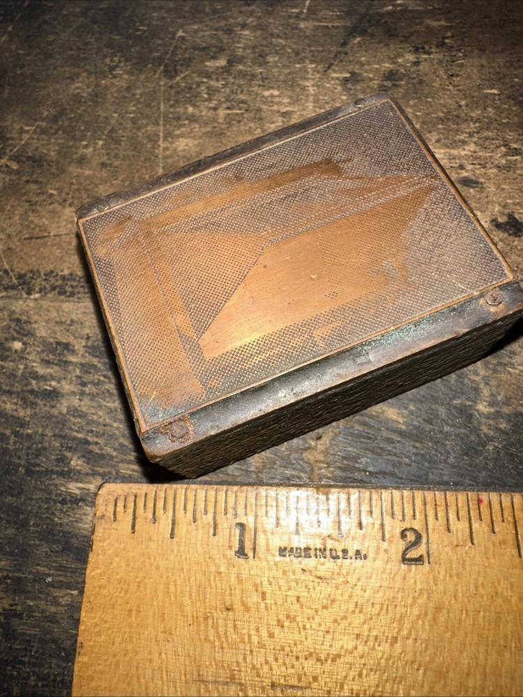 Printing Block Type Cut ( Unknown Image??) Copper Face