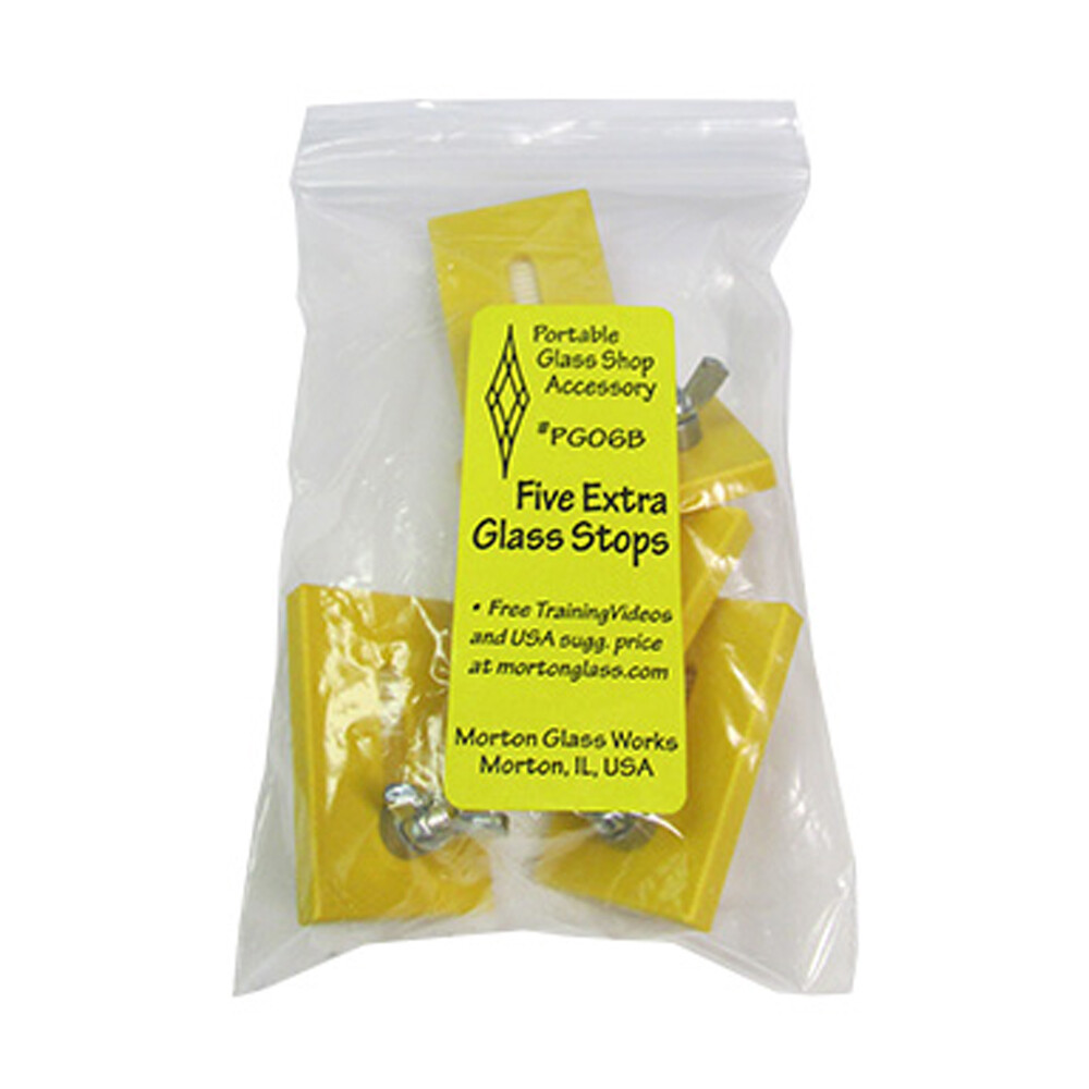 Morton 5 Pack Glass Stops #PG06B
