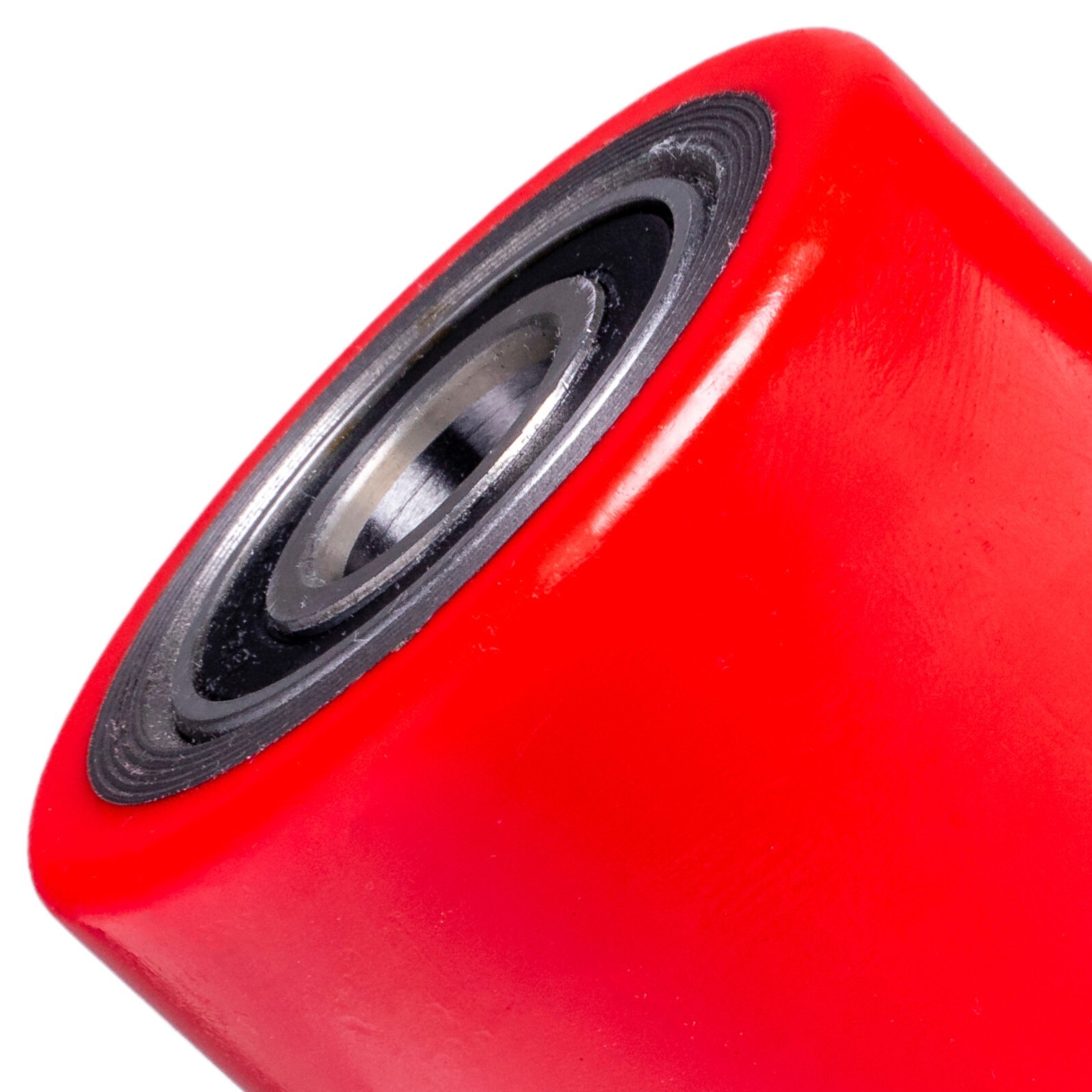 Pallet Jack/Truck Load Wheels Full Set with Axles and Rollers 3" x 3.75" Red